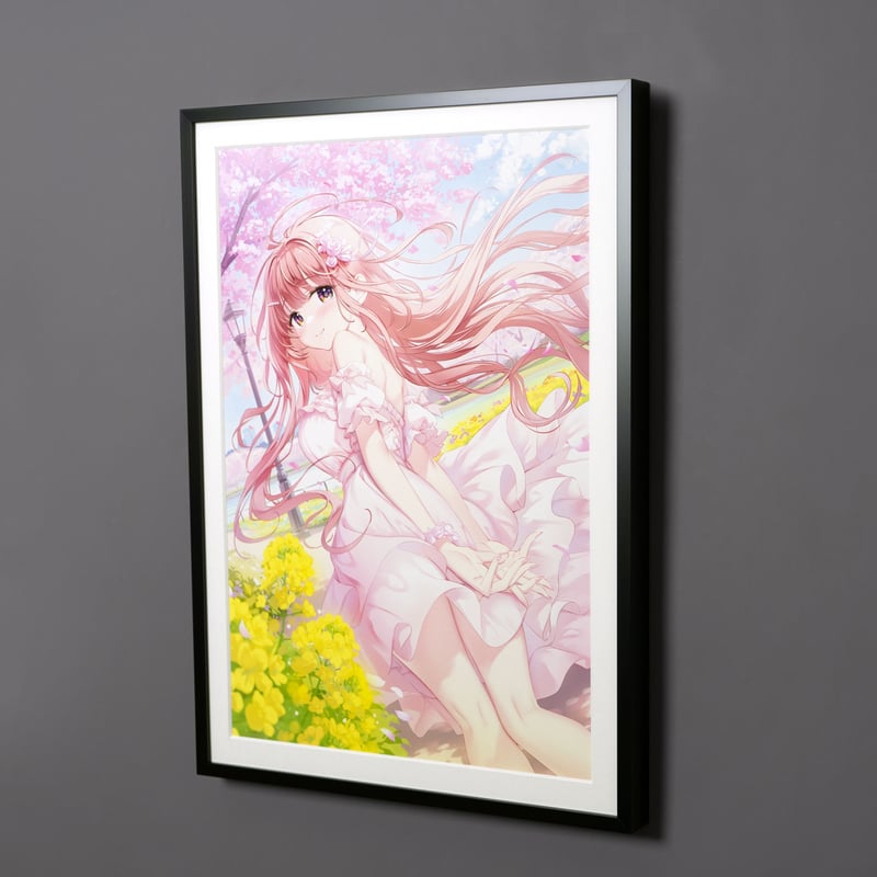 複製原画 / ILFORD社認定RGBジークレー印刷 A3＋サイズ 「花風に舞う