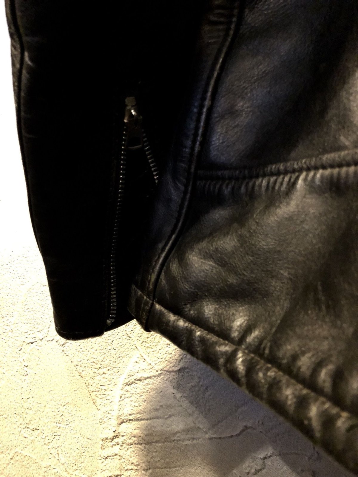 目玉美品ヴィンテージ Schott 70年代牛タグPERFECTO U.S.A. 逆ハ型