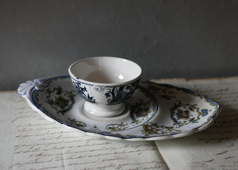 GIEN ジアン アンティークプレート フランスアンティーク アンティーク