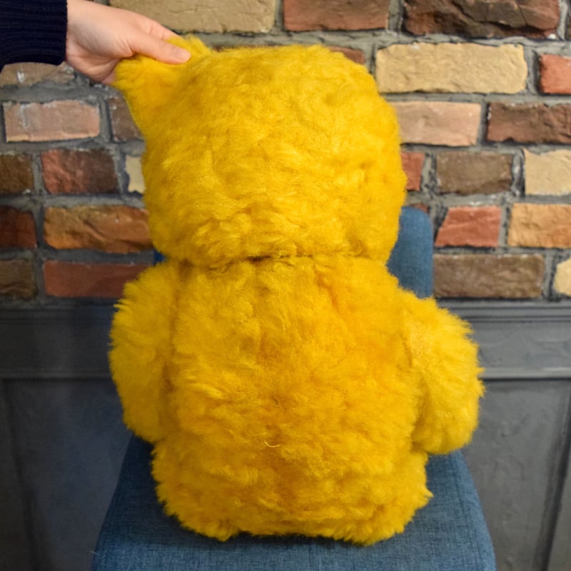 旧東ドイツ 大きな黄色のクマさん ぬいぐるみ | Kitten Blue