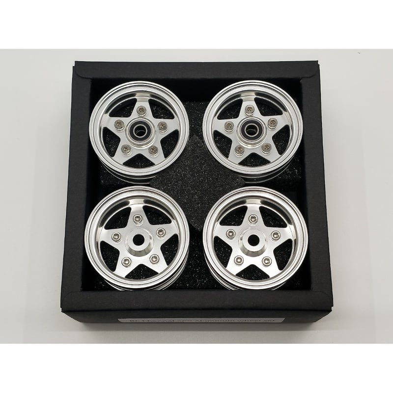 RC Channel WA55200 バギーチャンプ シルバーアルミホイールセット