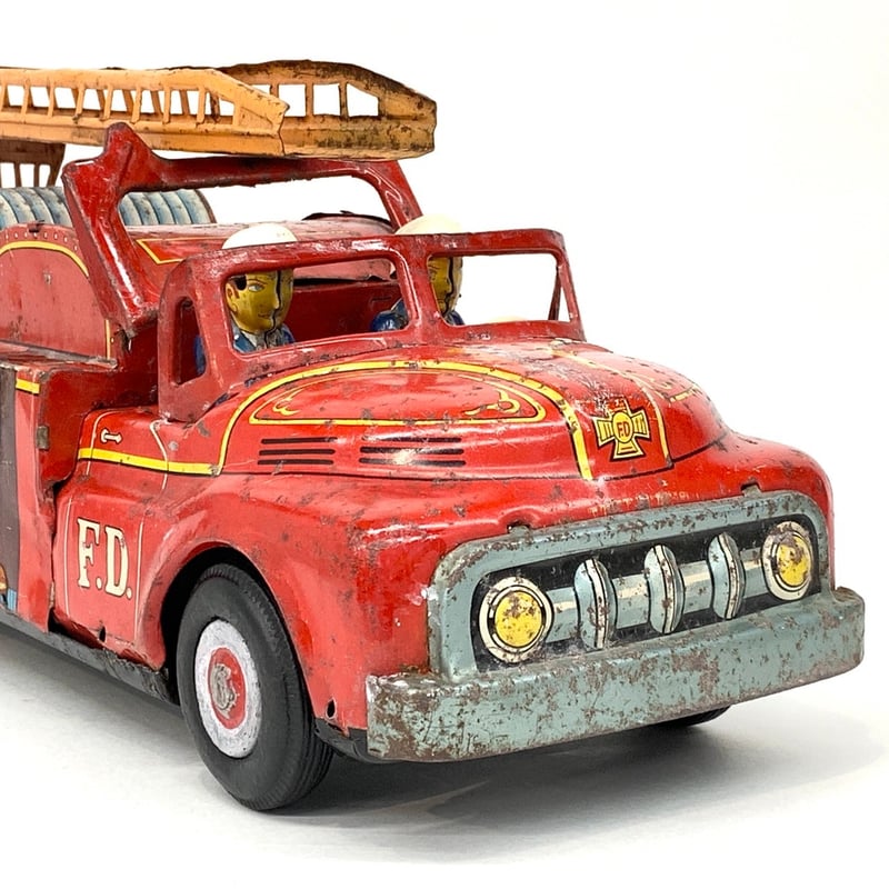 ブリキ 消防車 はしご車 MadeinJapan | 万国屋 オンラインストア