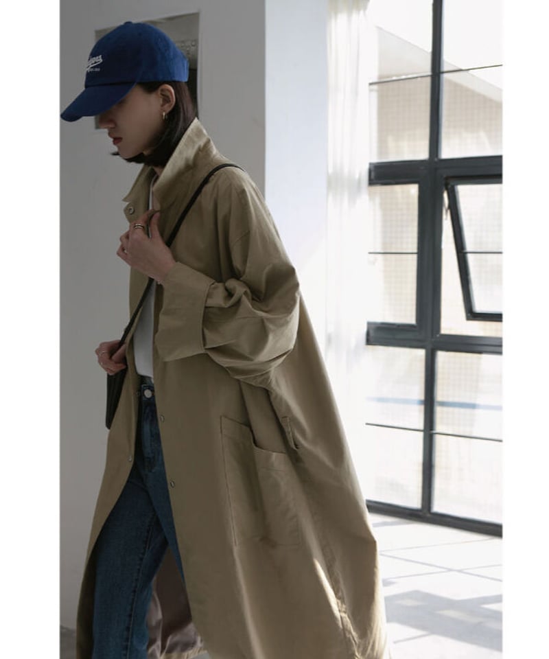 予約販売】 オーバーサイズ ステンカラーコート | KISHIKA