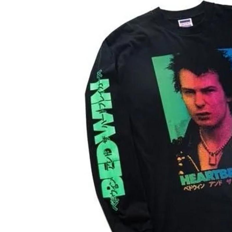 BEDWIN & THE HEARTBREAKERS / L/S PRINTED T OLDM