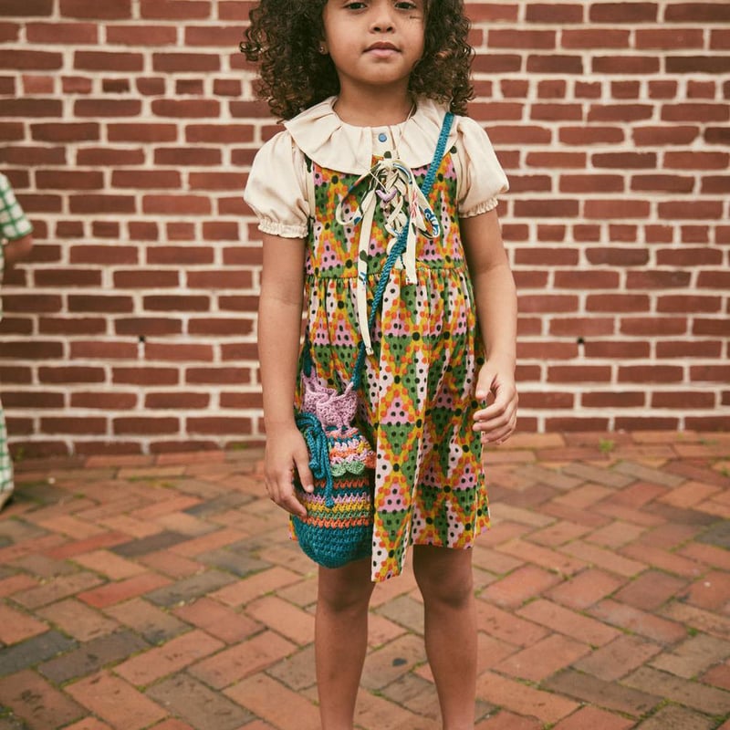 Misha&Puff】 Agatha Dress/ Hazy Lilac Harleqqui