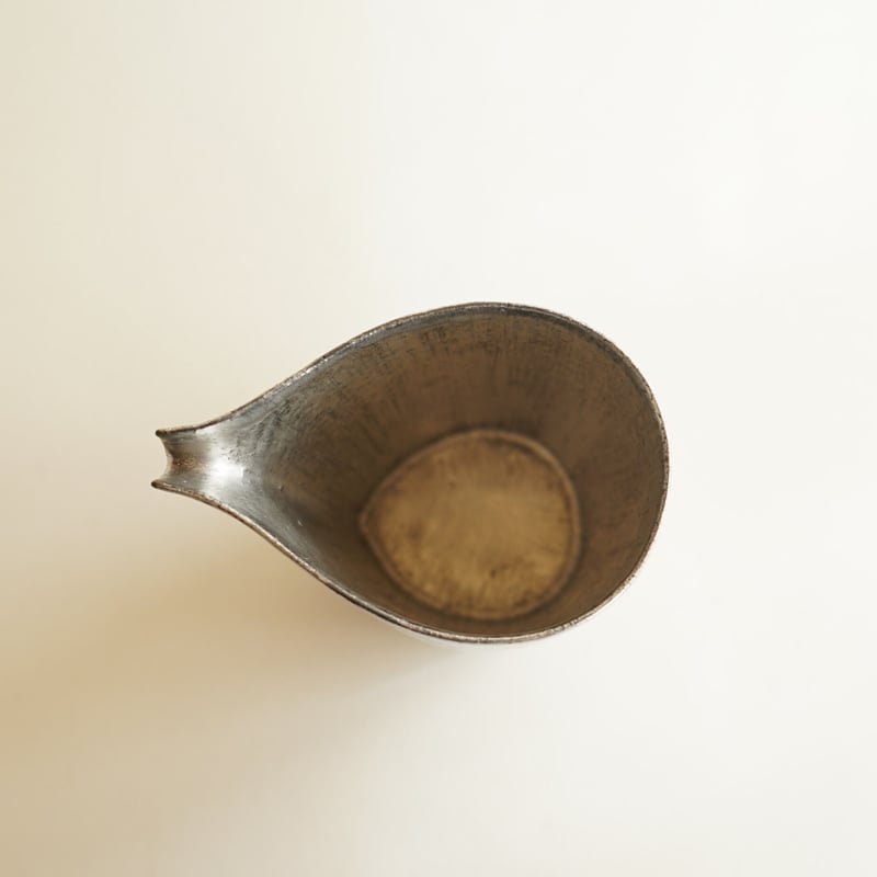 安藤雅信】銀彩細長片口 LM | ギャルリ百草 online store