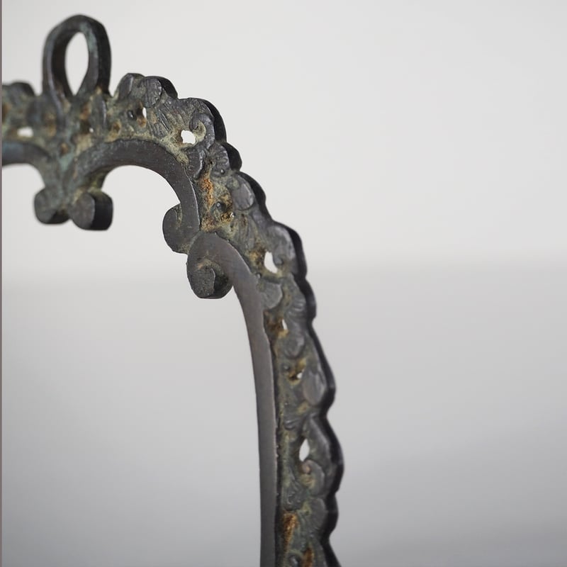 no613 銅の燭台 | 古道具店 呱々