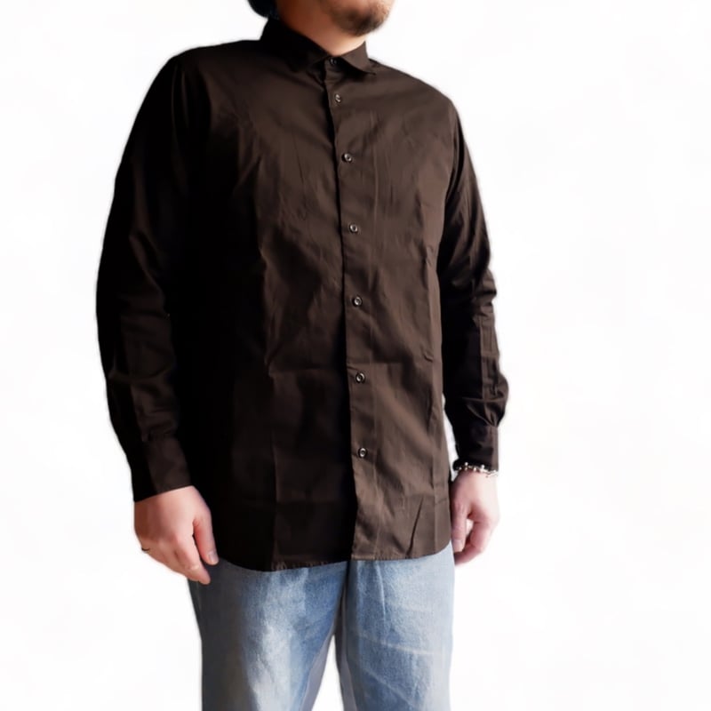 BRU NA BOINNE (ブルーナボイン)/くしゅっとSPシャツ2号/ブラック | TOR