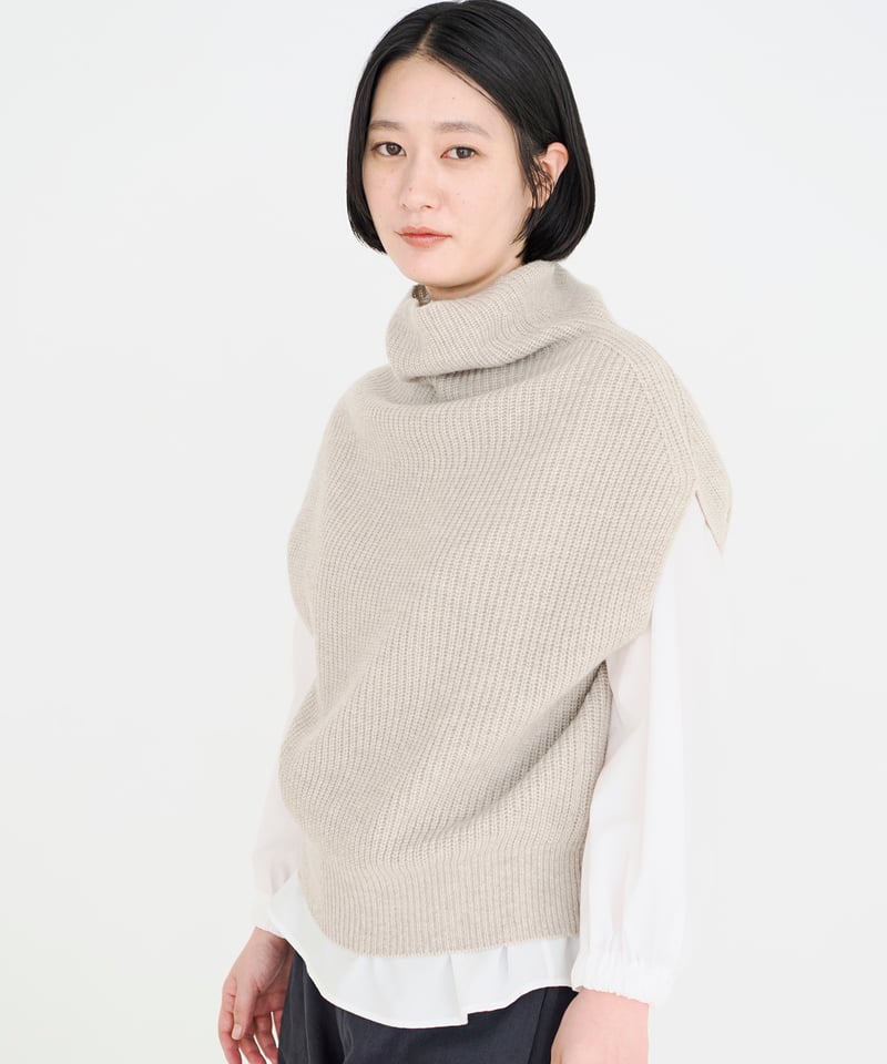 fruits of life ニットベスト fruits of life リブニットベスト ｜くらすこと公式オンラインストア