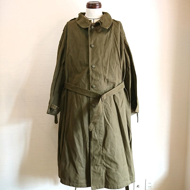 French Army M-35 MotorCycle Coat Deadstock】フラ