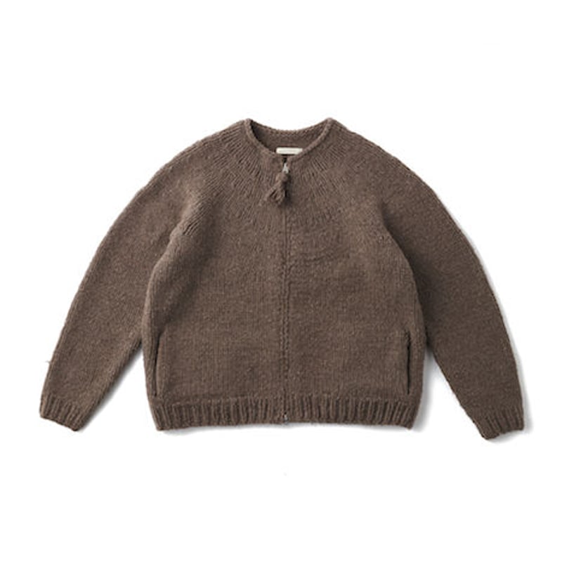 OLD JOE(オールドジョー) ZIP UP CREW-NECK COWCHAIN(MINK