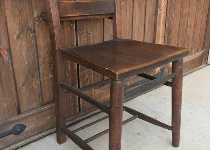 チャーチチェア shelf ☆Vintage☆ | 湘南woods パイン材家具専門店