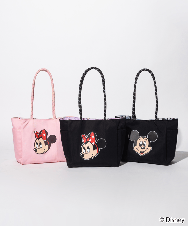 撥水】Disney / REVERSIBLE TOTE BAG(ミニー)【WCJ-TD-01