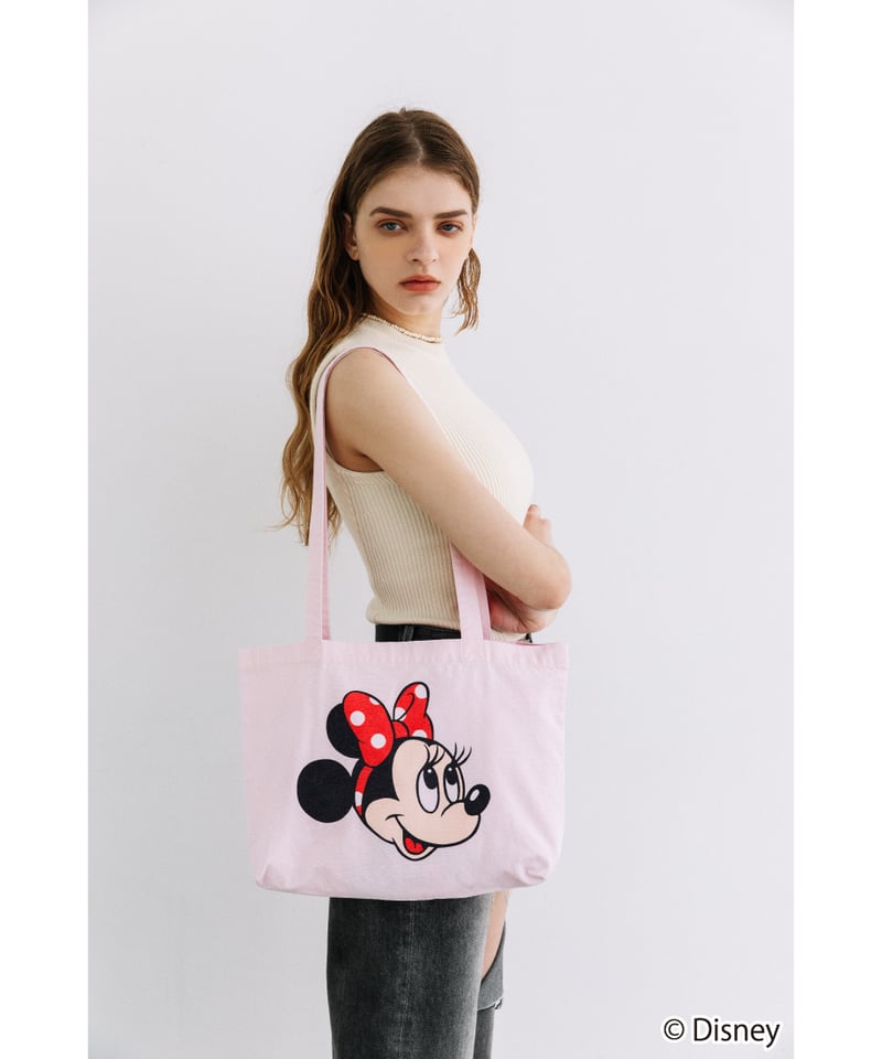 Disney / WIDE TOTE BAG(ミニー)【WCJ-TD-006PNK02】 |
