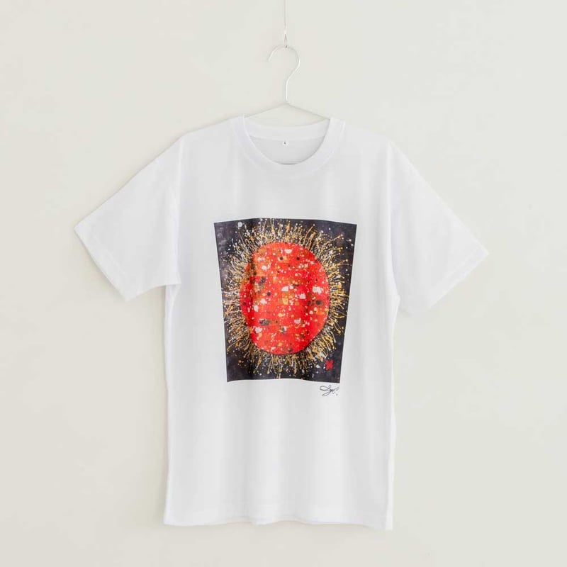 長坂真護】Tシャツ「RISING SUN」（リサイクルポリエステル） | MOON MATE