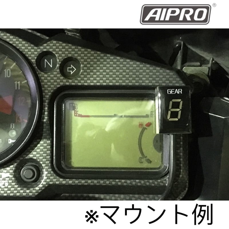 即納】アイプロ製☆シフトインジケー APK4 赤 ZX-12R Ninja250SL Z25
