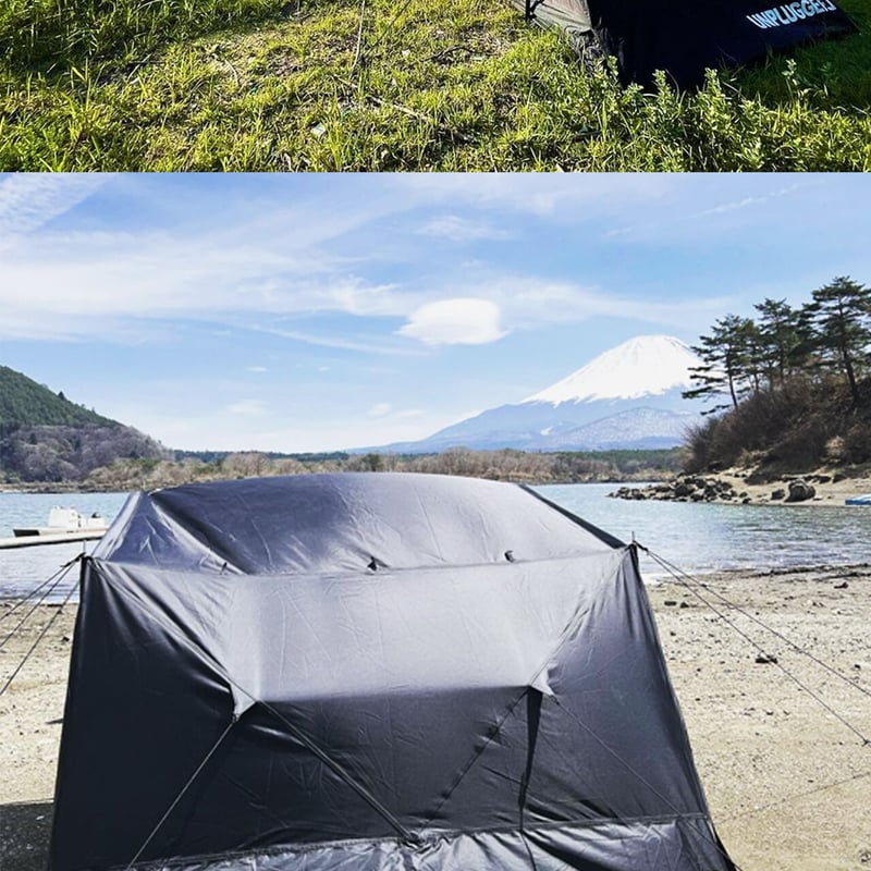 完売 廃番 再販なし パップテント ブラック アンプラグドキャンプ HYDE