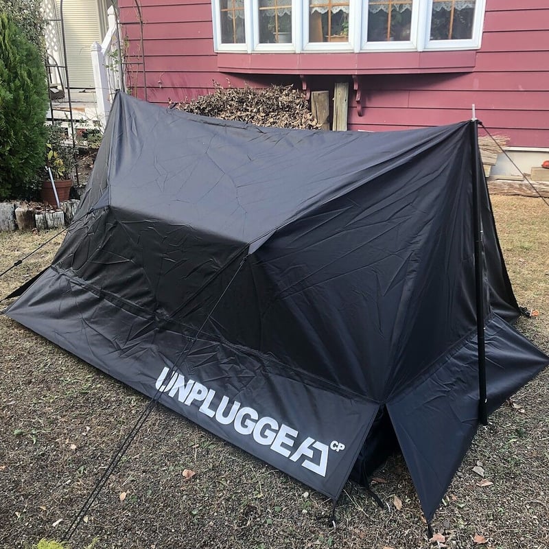 完売 廃番 再販なし パップテント ブラック アンプラグドキャンプ HYDE