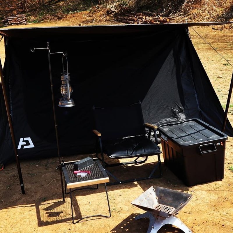 完売 廃番 再販なし パップテント ブラック アンプラグドキャンプ HYDE