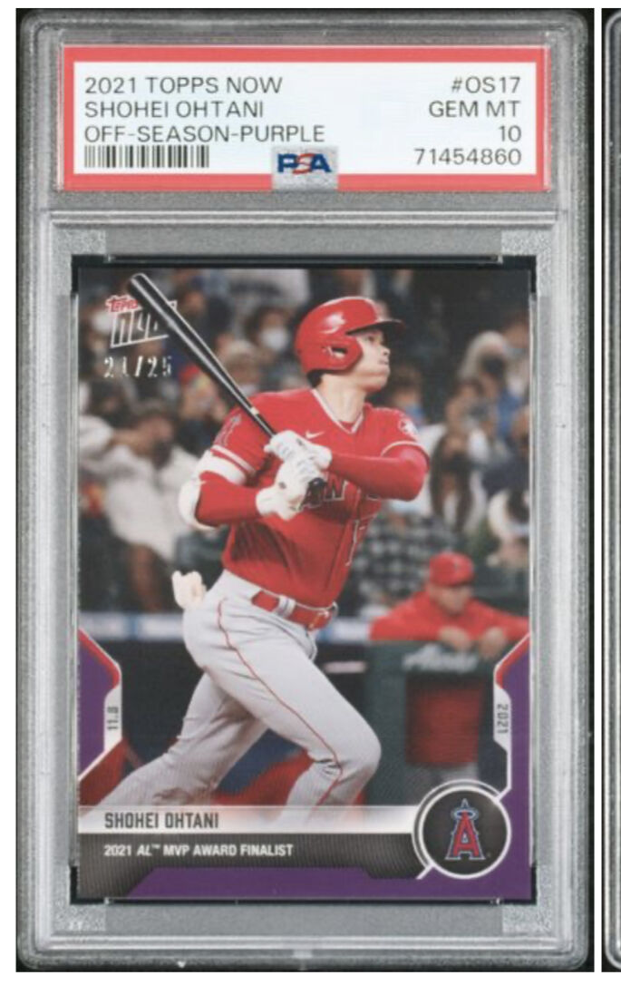 topps now 大谷翔平 25枚限定 psa10 | sportscards jst