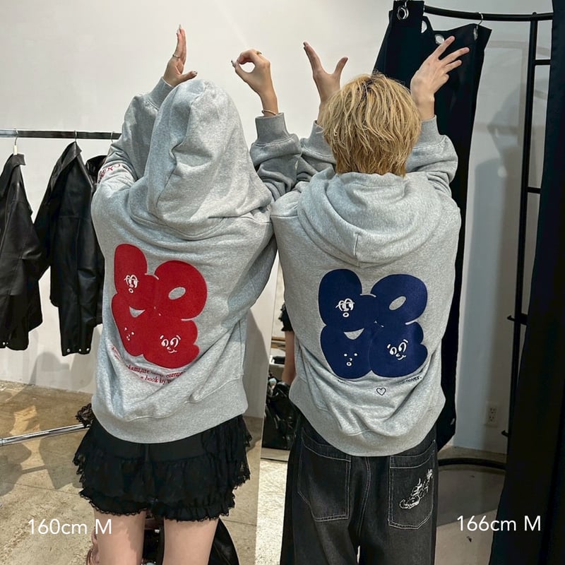 OUR LOVE zip hoodie | kaoyorinakami