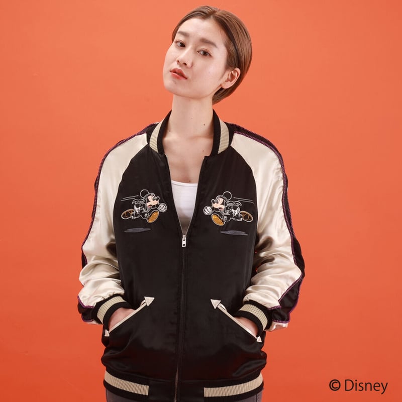 再入荷無し】伊賀くみひも MICKEYスカジャン/IGAKUMIHIMO MICKEY SU