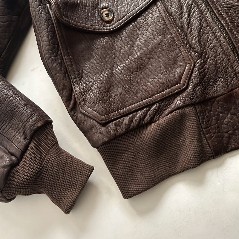 90s A-2 type leather jacket | sui & shara