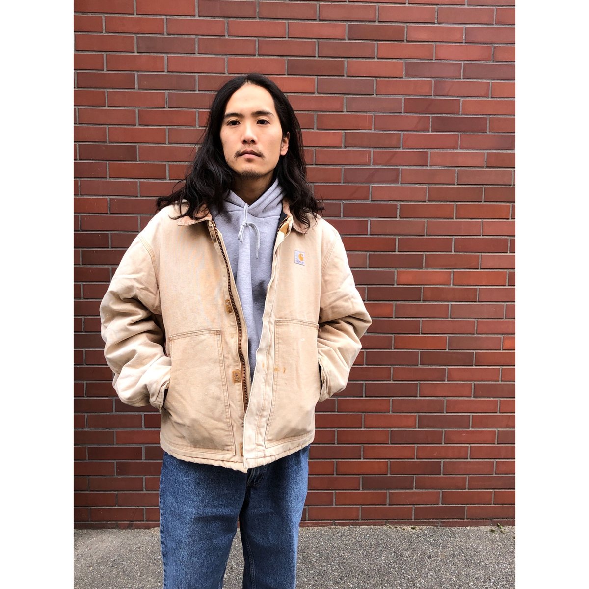 90s carhartt DUCK TRADITIONAL JACKET Size 42〜44