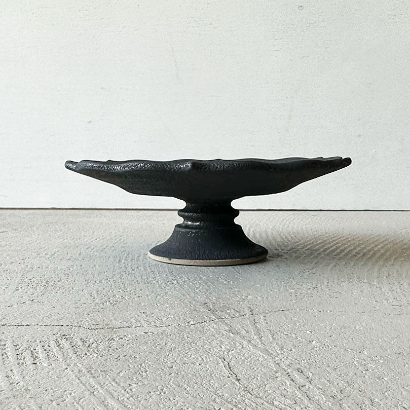 凛花コンポートS SUMIブラック | 天龍窯 オンラインストア