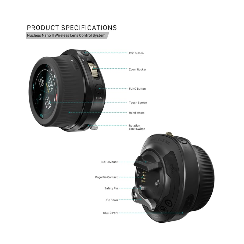 Nucleus Nano II Wireless Lens Control System (W