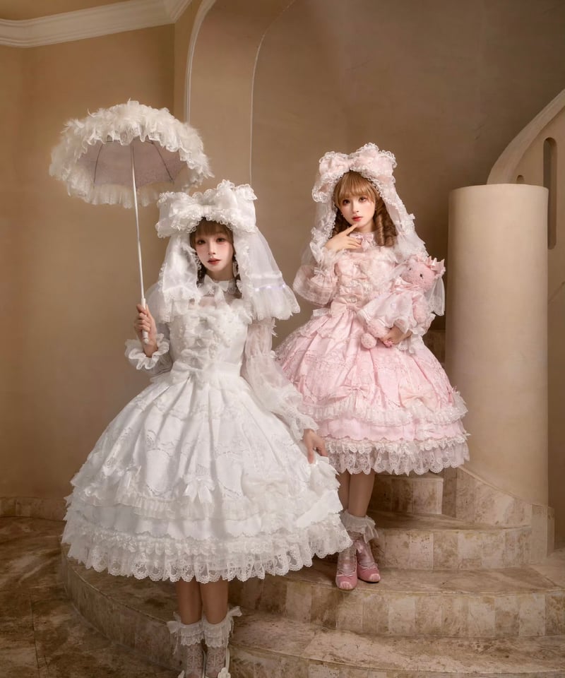 レース人形2.0」刺繍ジャンパースカート【12/25まで】送料無料！ | GIRLISM