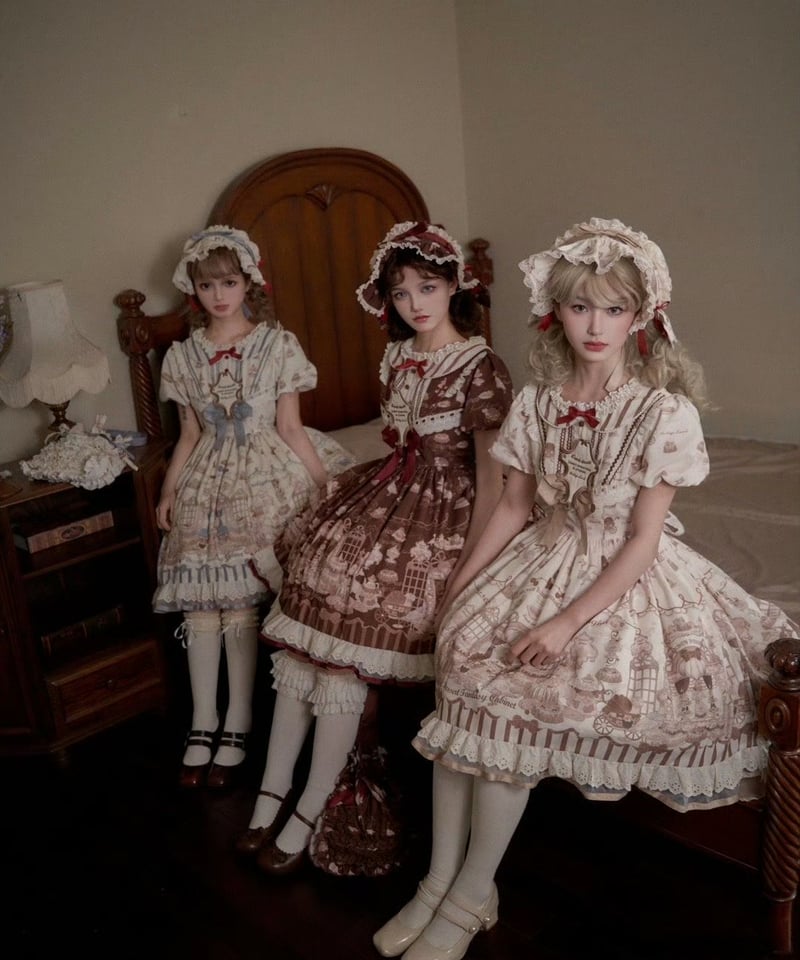 骨董菓子屋」ワンピース&ボンネット【10/28まで】送料無料！ | GIRLISM