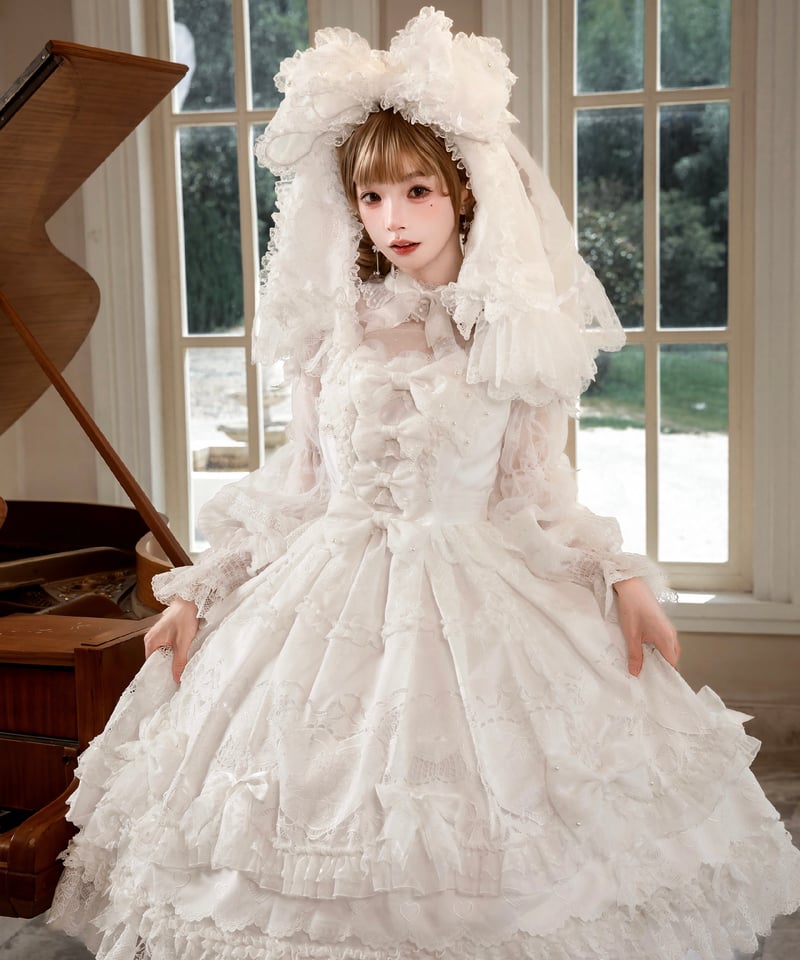 レース人形2.0」刺繍ジャンパースカート【12/25まで】送料無料！ | GIRLISM