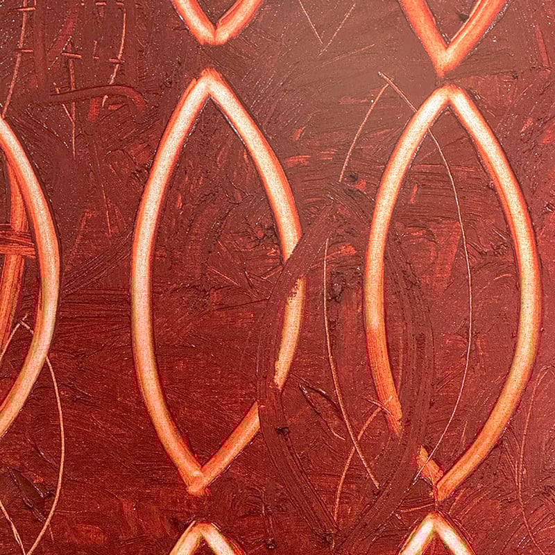 Rashid Johnson - God Painting (Closed Eyes) | L