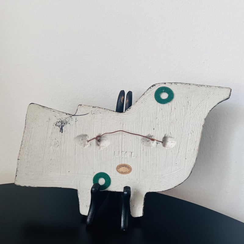 Lisa Larson/リサラーソン】 Fågel ／鳥の陶板 《Gustavsberg