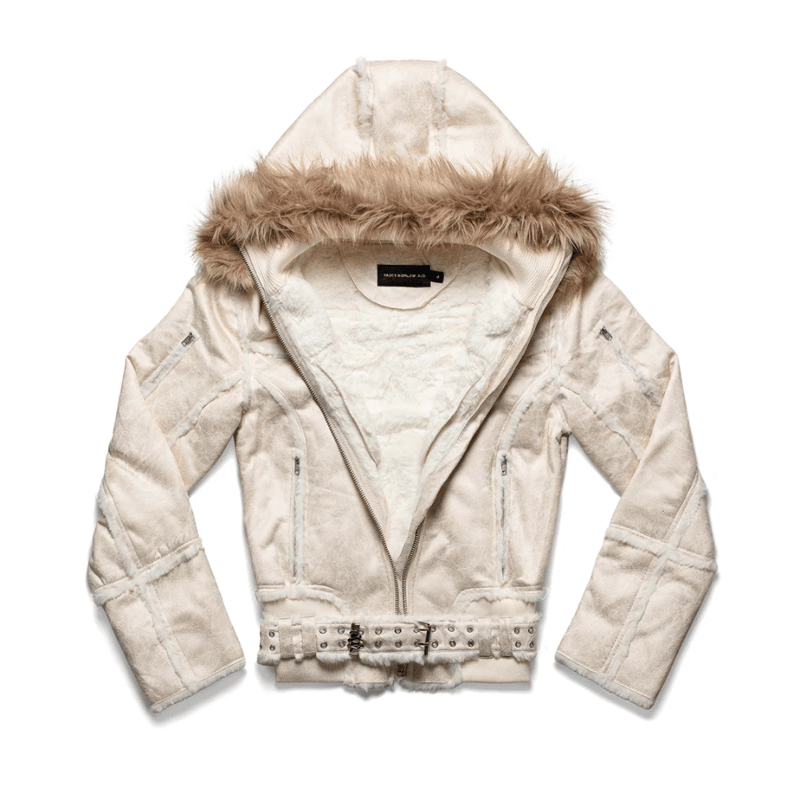 RACER WORLD WIDE / SHEEPSKIN JACKET / WHITE | PLUG