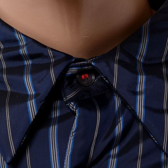 メゾン マルジェラ Maison Margiela パデッドシャツ ネイビー