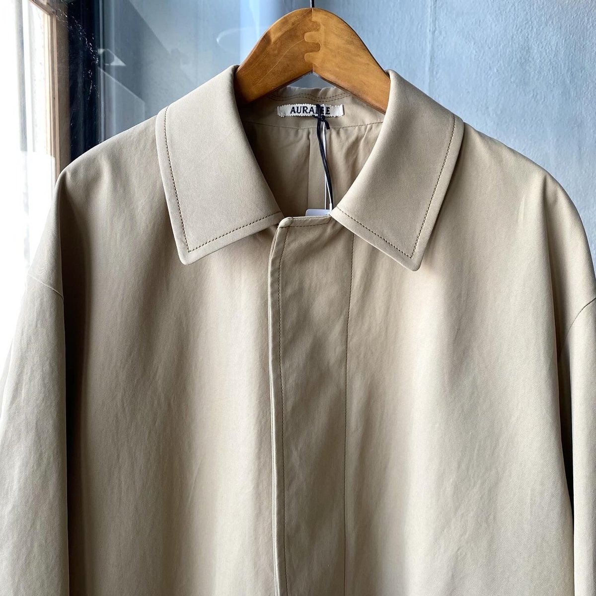 AURALEE FINX HARD TWIST GABARDINE BLOUSON | L