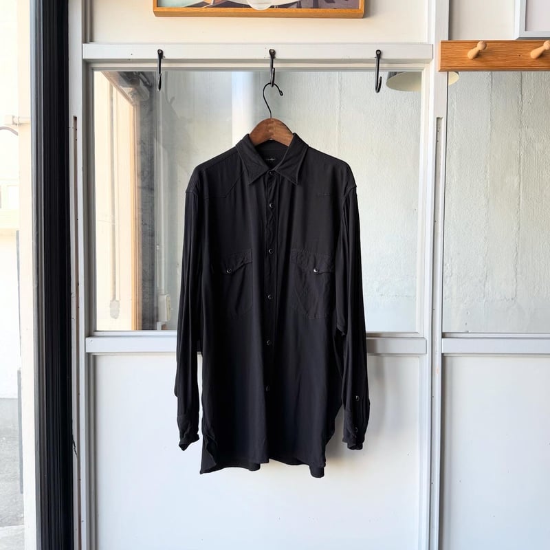 COMOLI レーヨン ウエスタンシャツ | Less Higashikawa
