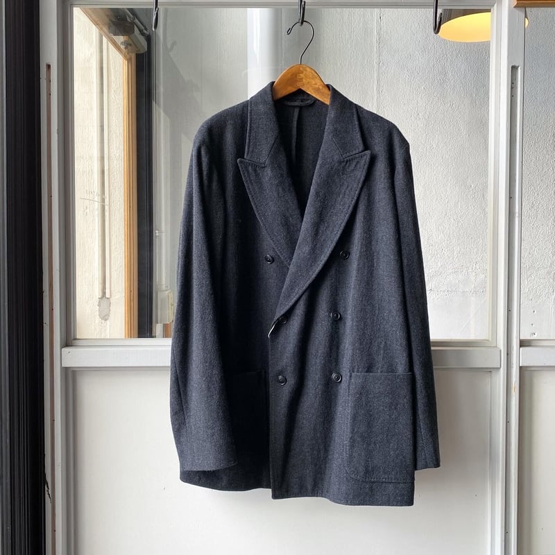 COMOLI 強縮ウール ダブルジャケット | Less Higashikawa