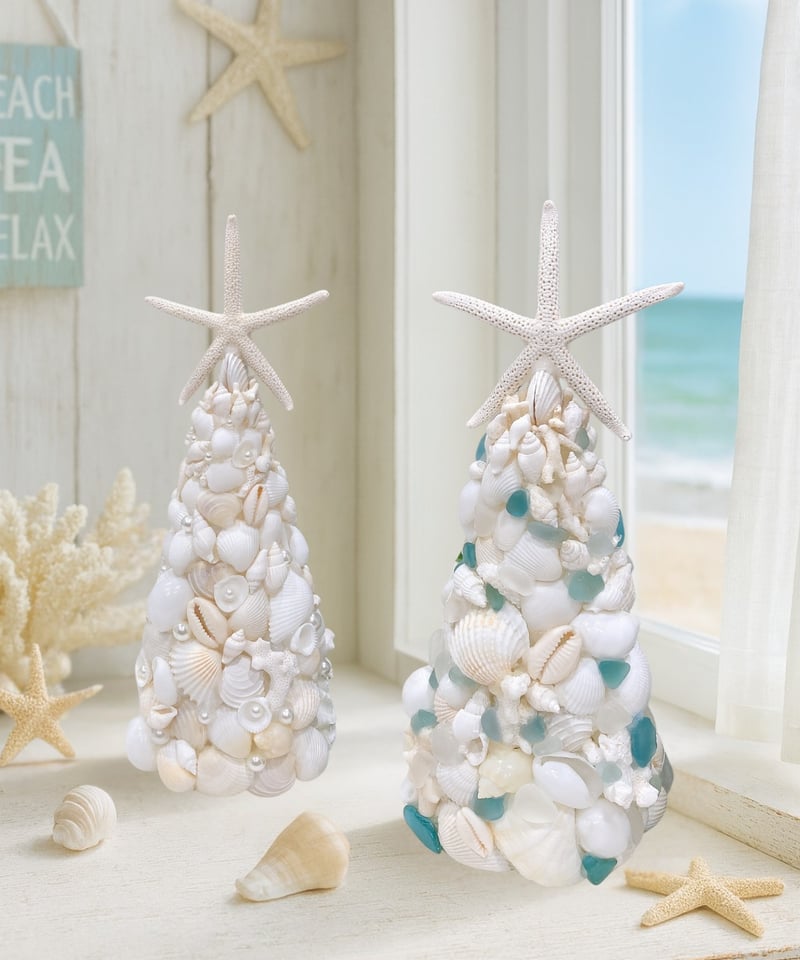 シェルツリーランプM（シーグラス） SHELOOMオリジナル | SHELOOM