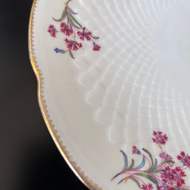 ○po-93/1870年代 MINTON ミントンの手描きのプレート | PISKEY -イギ