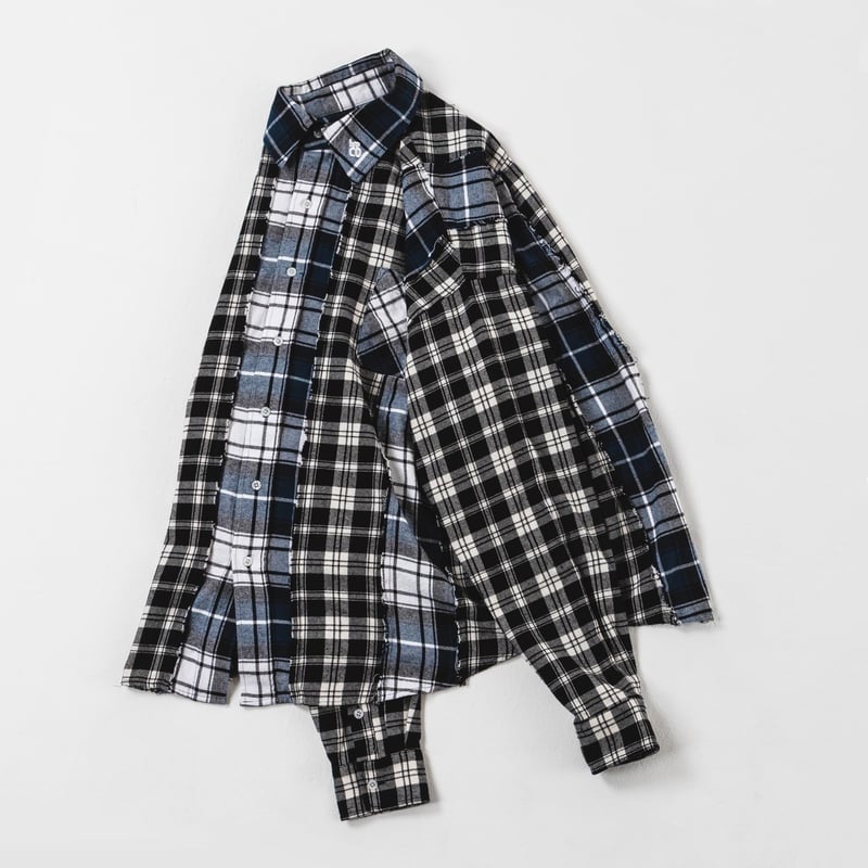 Rebuild Shirts - ブルー | harapeco Store