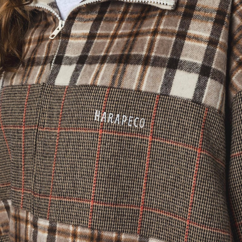 2pattern Checked Jacket - type A | harapeco Store