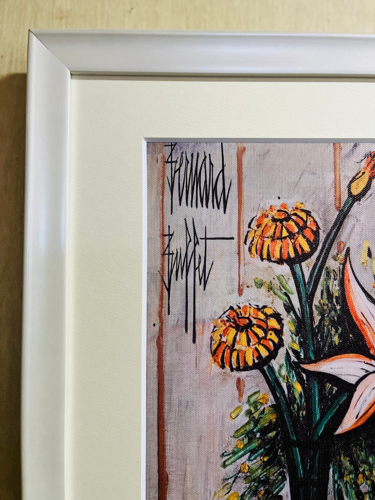 ベルナール・ビュッフェ　<百合ときんせんか> ベルナール・ビュッフェ<きんせんかと百合> | A.Gallery