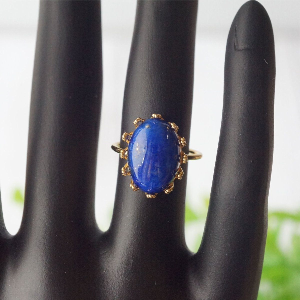 受注制作】△ラピスラズリ 7号〜フリーサイズリング シルバー925