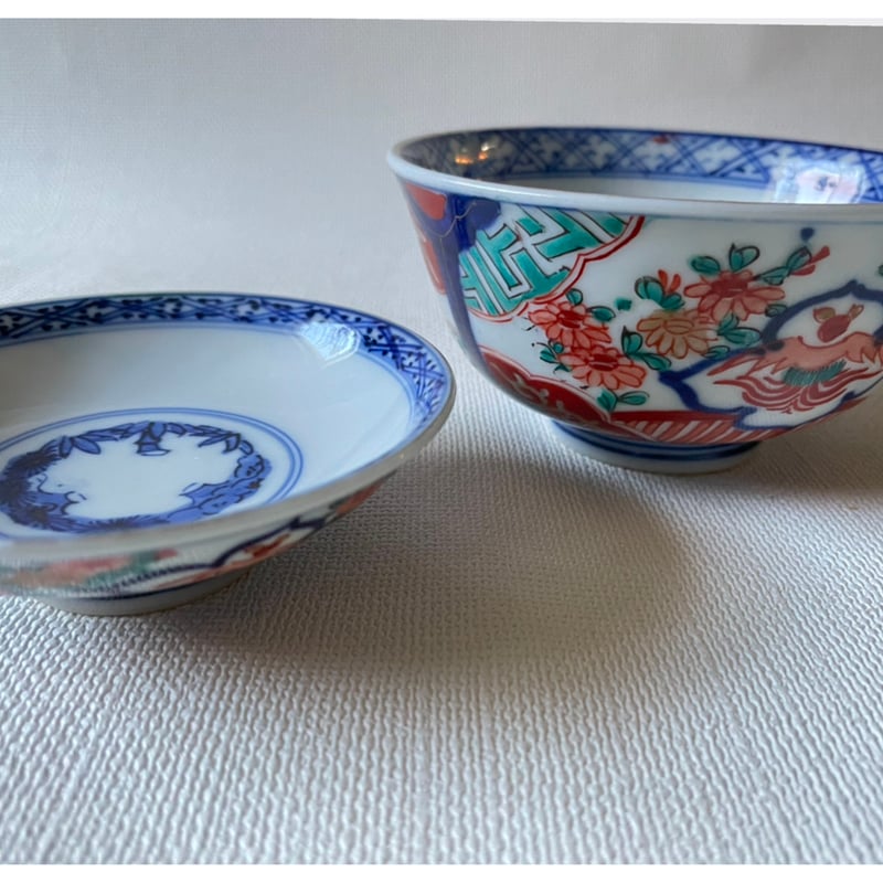 大聖寺伊万里 蓋付き茶碗 鳳凰文様 江戸後期 | れいゆぅる rayures