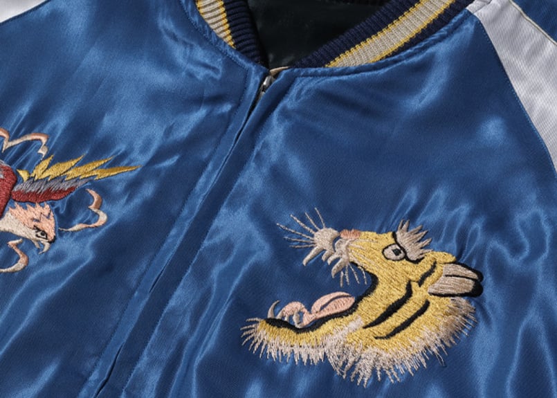 テーラー東洋スカジャン ACETATE SOUVENIR JACKET “WHITE EAG