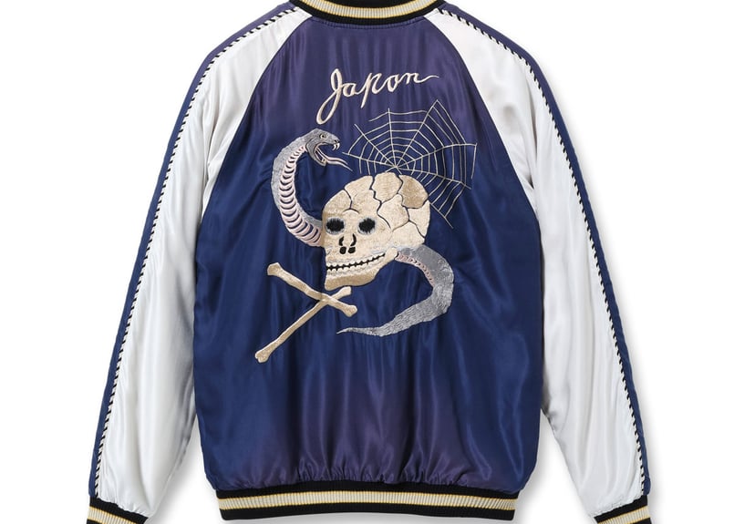 テーラー東洋スカジャン Acetate Souvenir Jacket“SNAKE & SKU