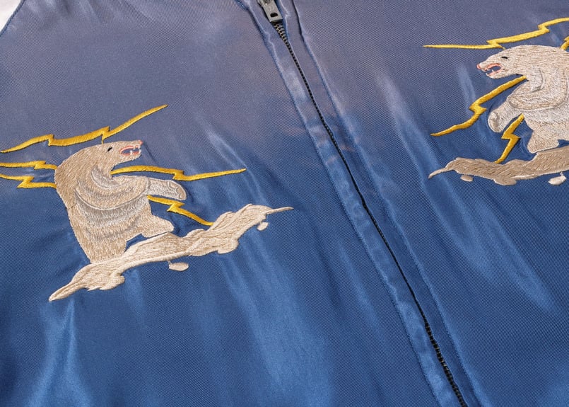 テーラー東洋スカジャン Acetate Souvenir Jacket “POLAR BEAR